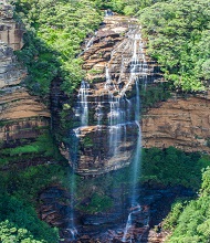 blue moutains falls valley of warters