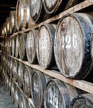 wine barrels