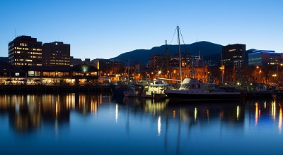 Hobart-at-night